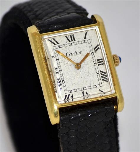 cartier tank ebay|pre owned cartier tank watches.